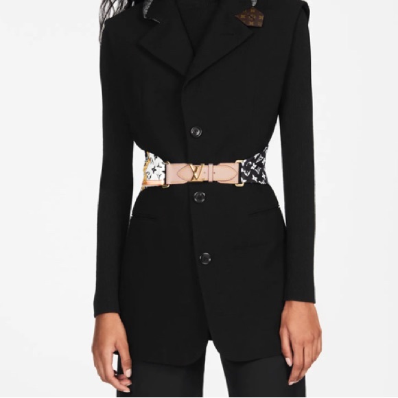 Louis Vuitton monogram Silk Belt - Picture 3 of 5